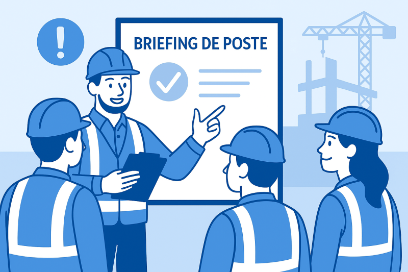 Le briefing de poste : un rituel prévention quotidien à prévoir dès la consultation des entreprises
