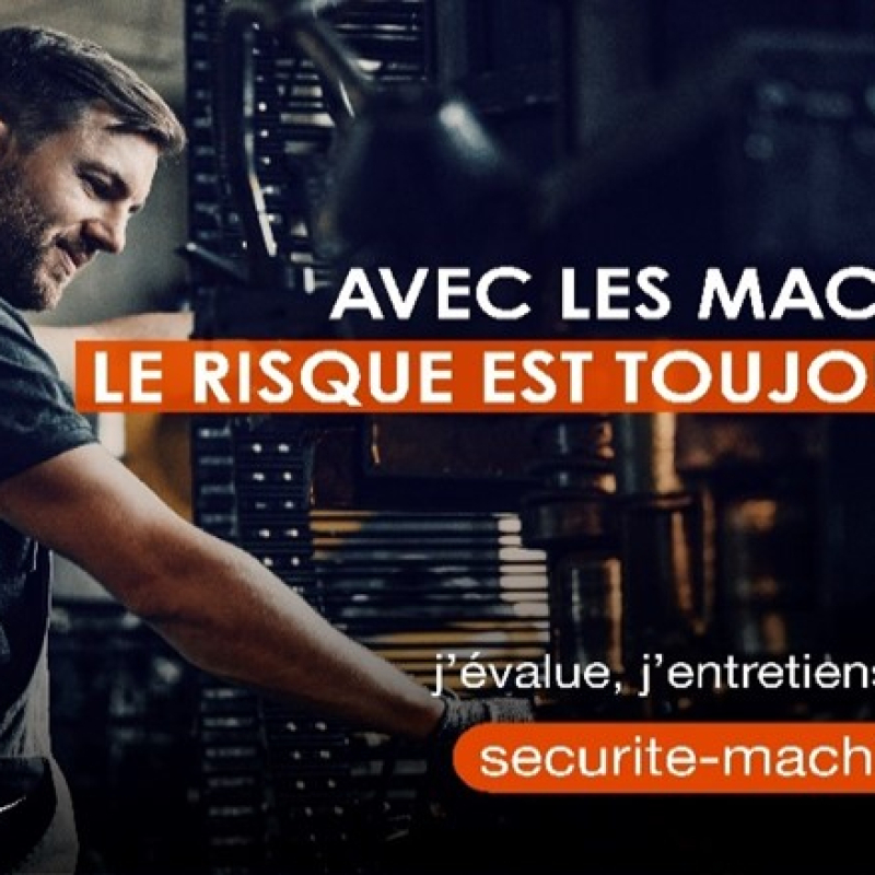 Risques liés aux machines : l’INRS lance une campagne d’information pour sensibiliser les employeurs et les préventeurs