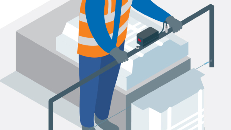 Une arche de découpe au fil chaud pour faciliter les coupes de polystyrène