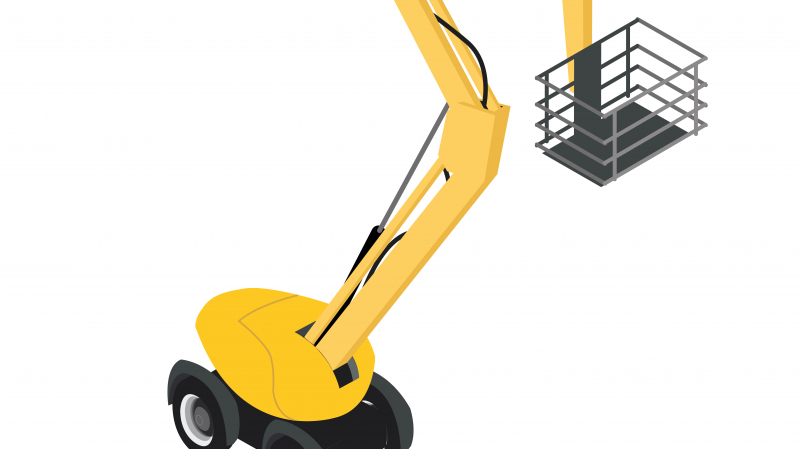 Utiliser une nacelle élévatrice reconditionnée à bras déporté