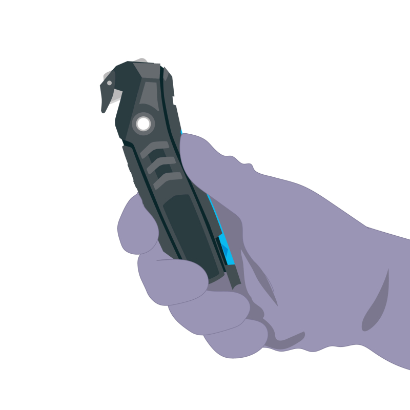 Un couteau à lame protégée pour ouvrir les colis en sécurité