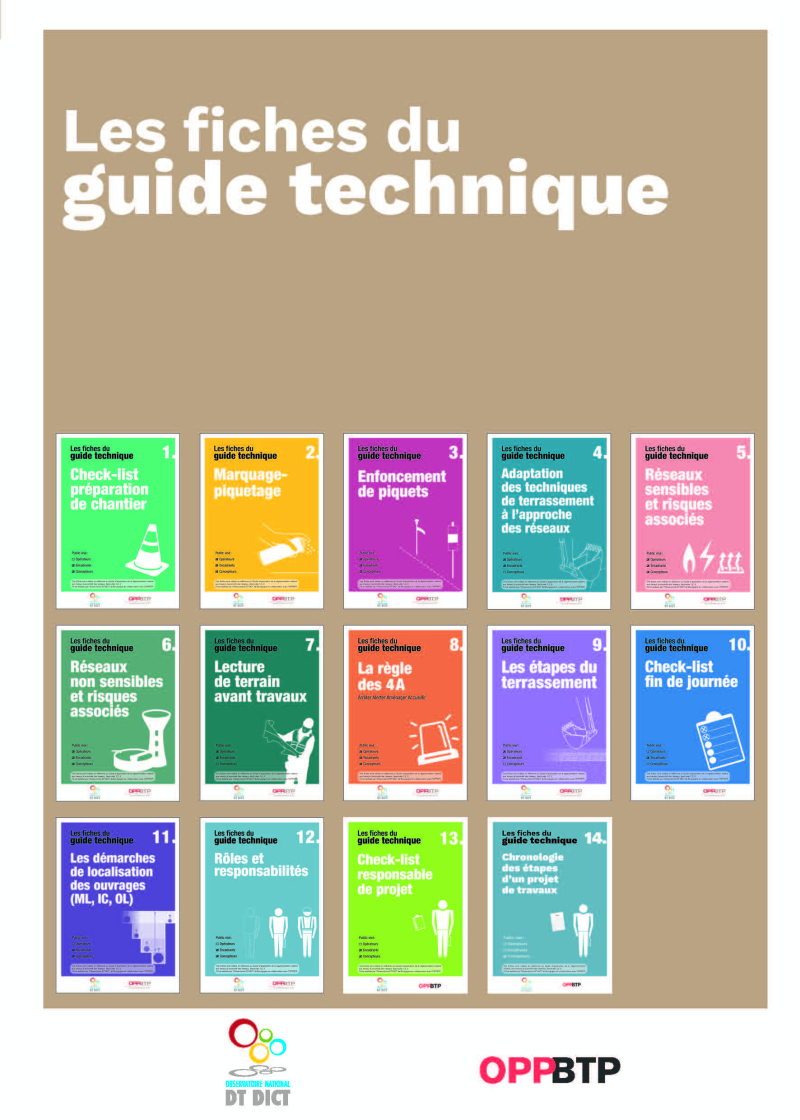 Mettre en œuvre la réglementation relative aux travaux à proximité des réseaux : fiches pratiques à l’usage des maîtres d’ouvrage