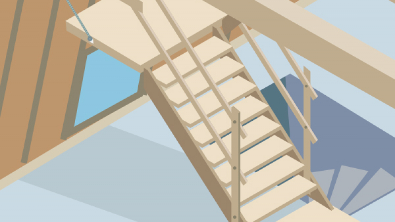 Sécuriser les accès sur les chantiers de maisons individuelles avec un escalier sur mesure