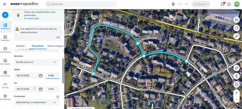 Déclarer les chantiers avec WAZE Entreprise lors de la préparation du chantier