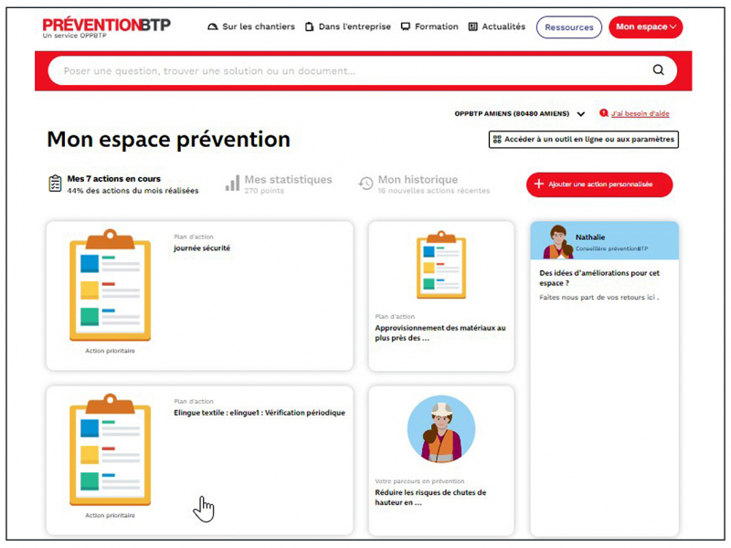 « Mon espace prévention », un nouvel outil pour piloter la prévention de l'entreprise