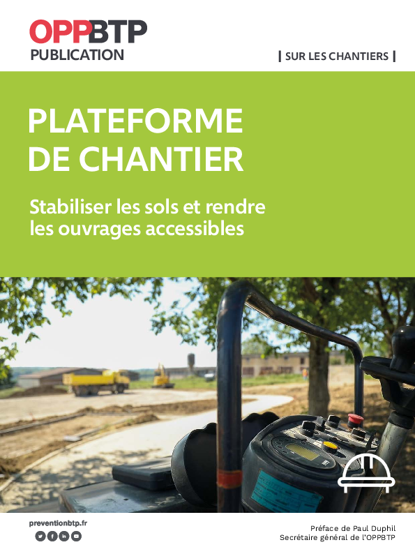 Plateforme de chantier - Stabiliser les sols et rendre les ouvrages accessibles