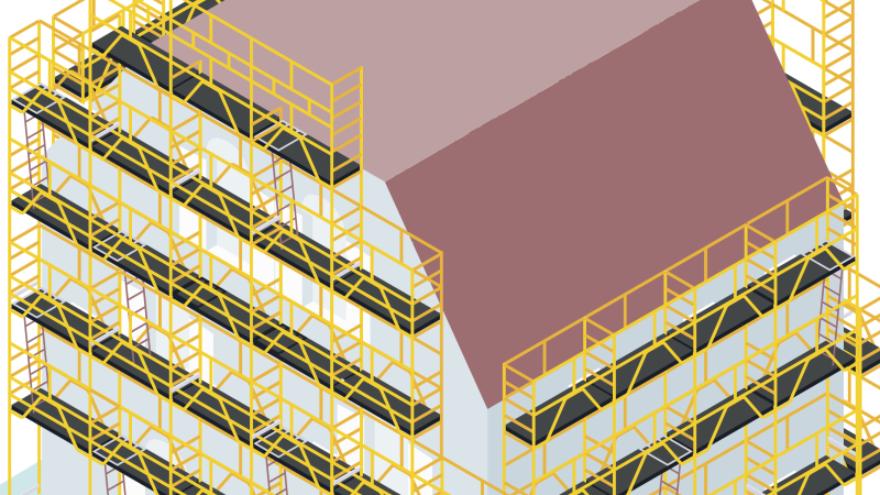 Confier l'installation de son échafaudage de pied à un prestataire spécialisé