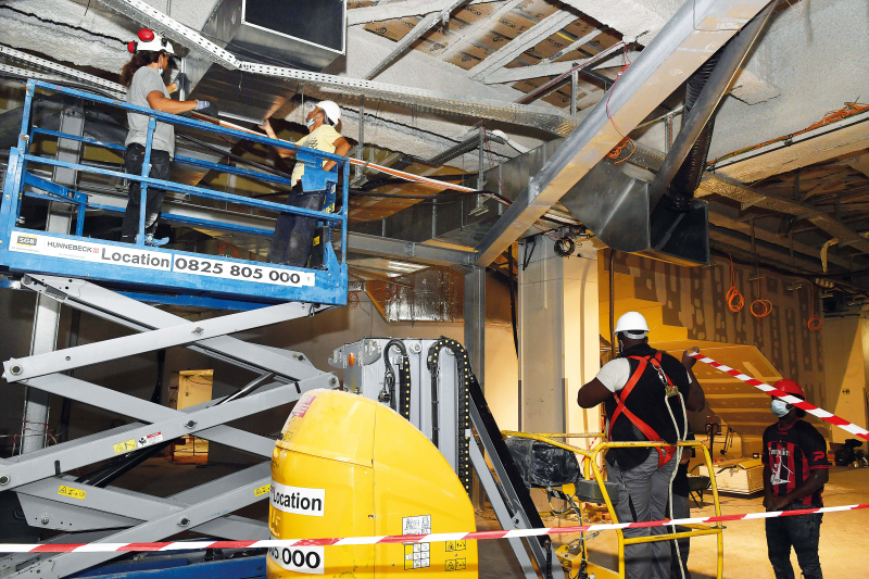 Six zones délimitées