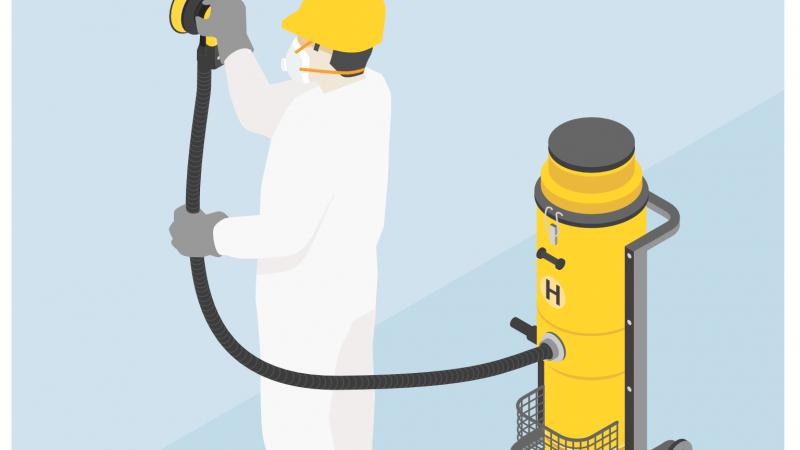 Préparer les surfaces avant mise en peinture avec une ponceuse orbitale électrique