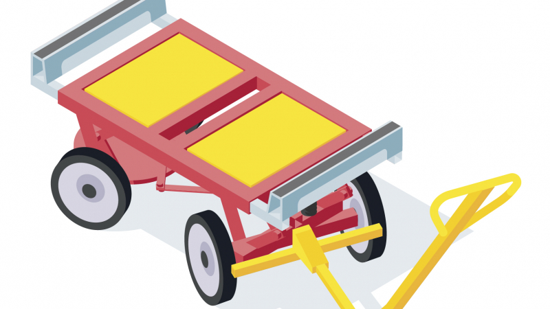 Transporter ses plaques de plâtre avec un chariot de manutention