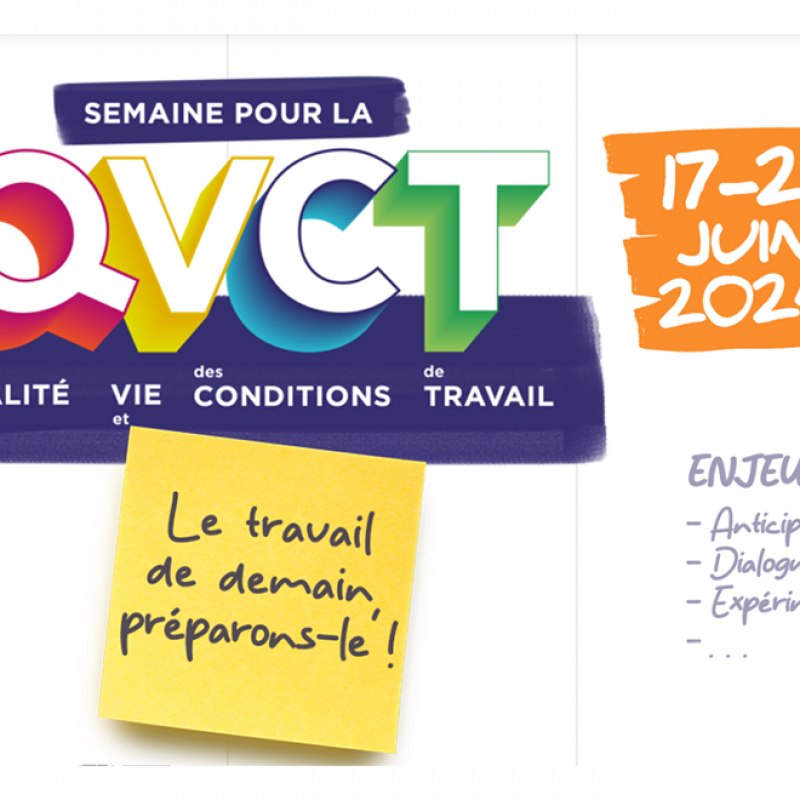 La Semaine pour la qualité de vie et des conditions de travail s'intéresse au travail de demain