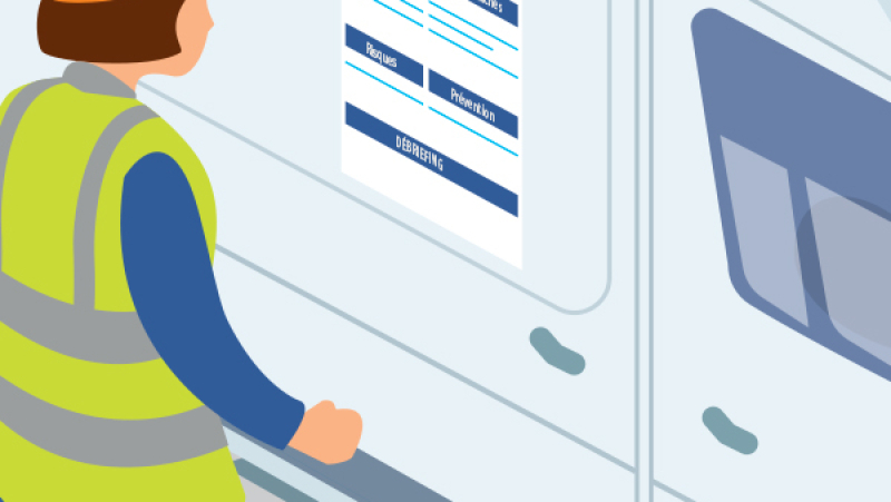 Afficher un briefing de poste consultable tout au long de la journée sur le chantier