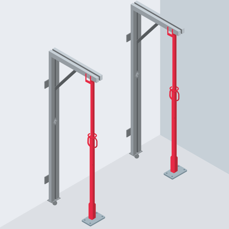 Sécuriser les opérations de coffrage des paliers d'escalier avec des équerres métalliques