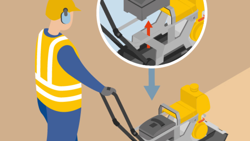 Compacter les sols en toute sécurité avec une plaque vibrante électrique