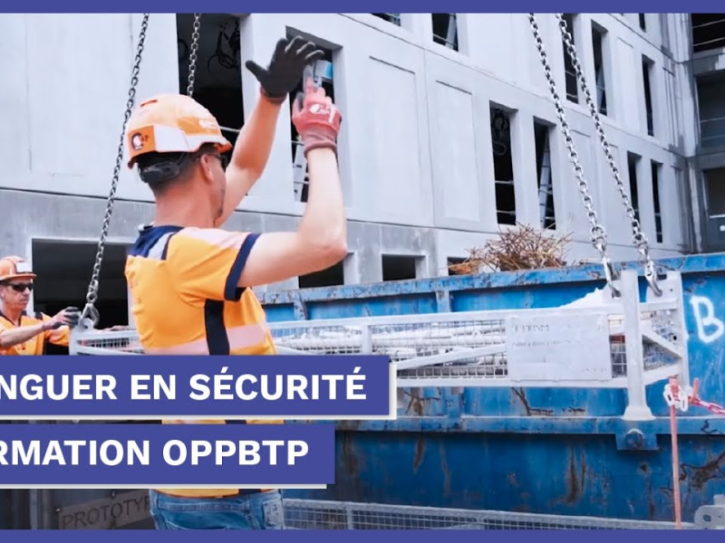 Formation élingage : maîtriser les risques et sécuriser les chantiers