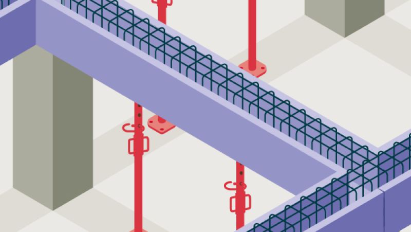 Préfabriquer des poutres évidées pour faciliter la pose sur chantier