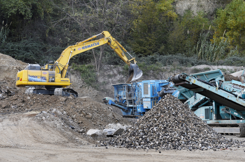 La Sirolaise. Recyclage de matériaux.