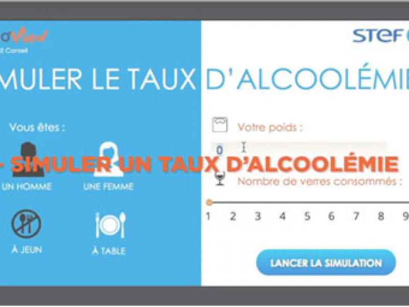 Un simulateur de vision altérée par l'alcool en milieux professionnels