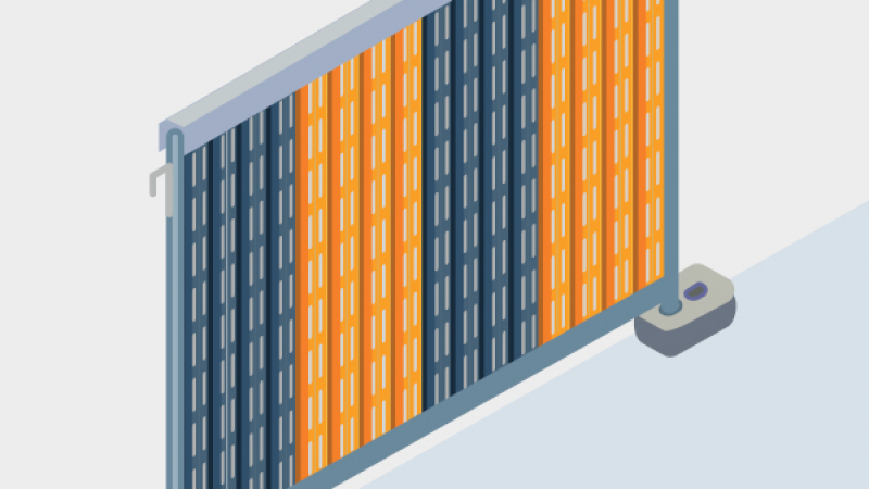 Des barrières basses de chantier légères et résistantes au vent