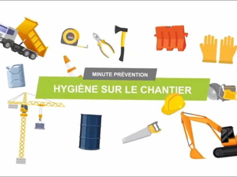 J’organise l’hygiène sur mon chantier