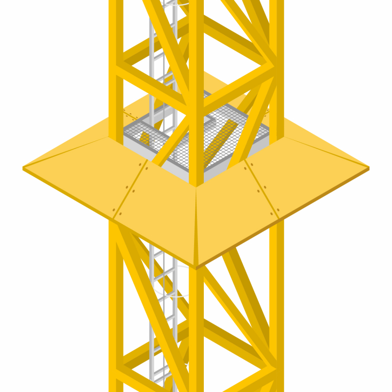Une ceinture anti-intrusion pour protéger les grues à tour contre les dégradations volontaires