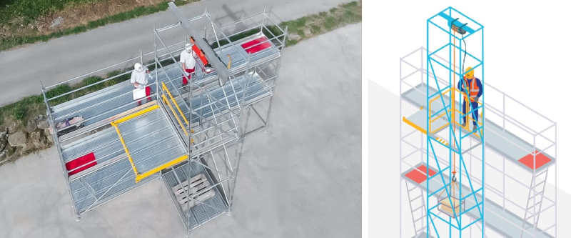 Plancher coulissant proposé par Hussor Erecta