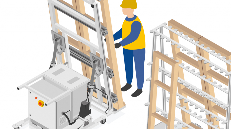 Optimiser la finition des menuiseries avec une table basculante rotative