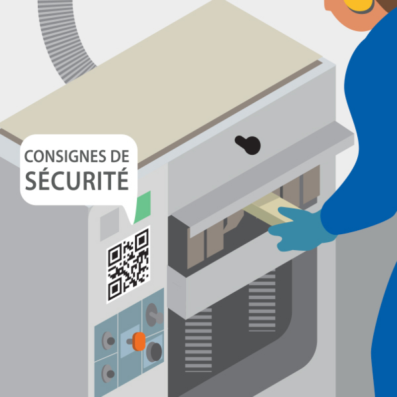 Des consignes de sécurité accessibles via un QR Code