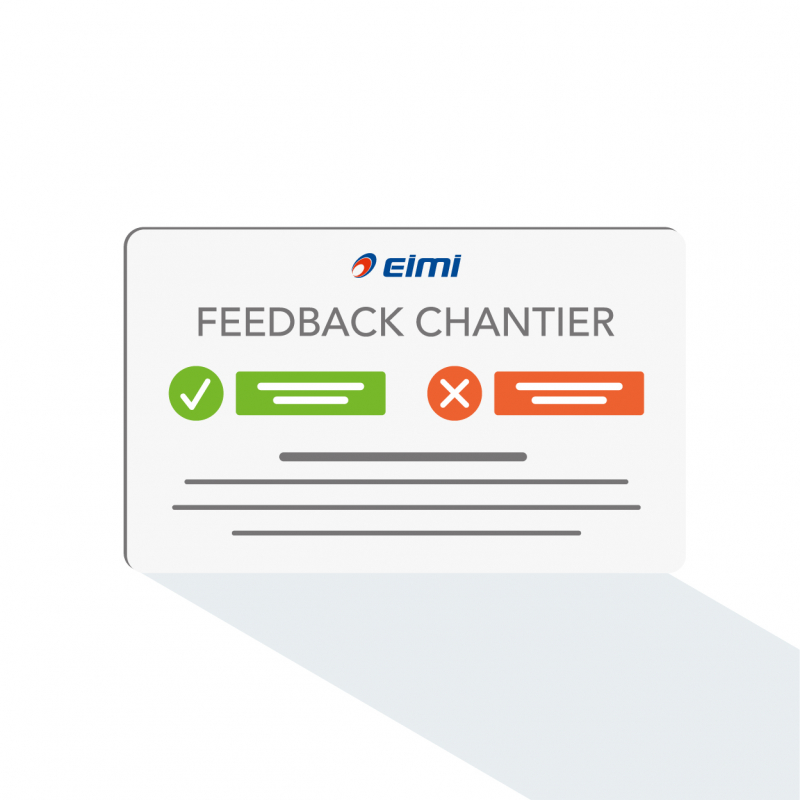 Feedback chantier : un aide-mémoire au format carte bancaire pour les encadrants