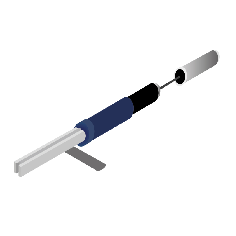 Faciliter la fixation des pots et des boîtes des pieuvres électriques grâce à une agrafeuse à bec long